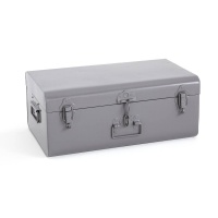 Сундук-чемодан Из металла Masa единый размер серый LA REDOUTE INTERIEURS  фото, kupilegko.ru